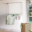 FOXYDRY - Étendoir mural pour intérieur et extérieur, durable – gris – 152x52x137 cm - FOXYDRY Wall 150 - vignette
