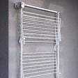 FOXYDRY - Étendoir mural 3 grilles pliable et réglable en hauteur – blanc – 152x52x137 cm - FOXYDRY Tower - vignette