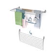 FOXYDRY - Étendoir à linge mural pour intérieur et extérieur – gris – 116x50x10 cm - FOXYDRY Fold Down 120 - vignette