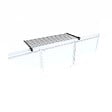 FOXYDRY - Étendoir balcon pliable et inclinable aluminium résistant – antracite – 118x63x8 cm - FOXYDRY DUO - vignette