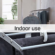 FOXYDRY - Étendoir à linge mural pour intérieur et extérieur – gris – 82x50x10 cm - FOXYDRY Fold 80 - vignette