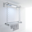 FOXYDRY - Étendoir électrique mur ou plafond en aluminium résistant – gris – 122x57x30 cm - FOXYDRY Air 120 - vignette
