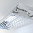 FOXYDRY - Étendoir électrique mur ou plafond en aluminium résistant – gris – 122x57x30 cm - FOXYDRY Air 120 - vignette