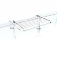 FOXYDRY - Étendoir balcon pliable et inclinable anti-rouille – blanc – 82x63x8 cm - FOXYDRY DUO - vignette