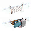 FOXYDRY - Étendoir balcon pliable et inclinable pour extérieur – corten – 102x63x8 cm - FOXYDRY DUO - vignette