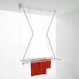 FOXYDRY - Étendoir de plafond manuel en aluminium résistant – blanc – 152x54x25 cm - FOXYDRY Mini 150 - vignette
