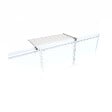 FOXYDRY - Étendoir balcon pliable et inclinable pour extérieur – blanc – 102x63x8 cm - FOXYDRY DUO - vignette