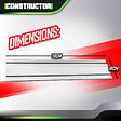 CONSTRUCTOR - Lot de 2 guides 70cm pour scie circulaire plongeante - vignette