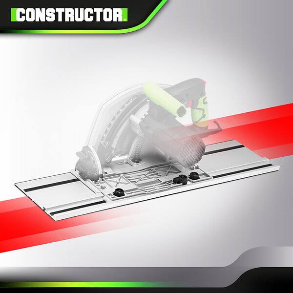 CONSTRUCTOR - Lot de 2 guides 70cm pour scie circulaire plongeante - large