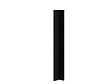 GRUPOALVIC - Fileur d'angle de cuisine Louna - Noir mat - L.7xl.7cm - vignette