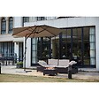 CONCEPT USINE - Parasol  gris droit rond 294 x 294 m ALCUDIA - vignette