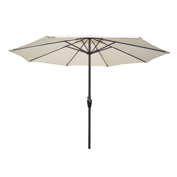 CONCEPT USINE - Parasol  ecru droit rond 27 x 27 m FIGARI - large