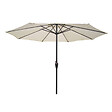 CONCEPT USINE - Parasol  ecru droit rond 27 x 27 m FIGARI - vignette