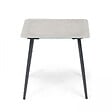 OVIALA - Petite table basse de jardin en acier gris - Costa Rica - vignette