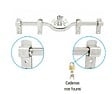 J.MASSARD - Barre antieffraction 1,20m + accessoire - JARDINIER MASSARD - J501590 - vignette