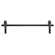 SECURY-T - Rail porte coulissante - 2M - En applique - Porte en bois - Noir - vignette