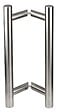 HERACLES - Ensemble de poignées tubulaires à  tirage série 5240 32X600mm inox - HERACLES - B-INOX-PT023 - vignette