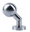 HERACLES - Bouton de porte JADE inox boule deportée diamètre 55mm - HERACLES - B-INOX-BP03 - vignette