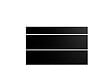 GRUPOALVIC - Façade 1 tiroir et 2 casseroliers L 120cm LAUTREC noir mat - vignette
