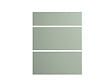 GRUPOALVIC - Façades 1 tiroir + 2 casseroliers Gassin - L60cm - Vert - vignette