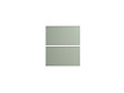 GRUPOALVIC - Façades de 2 casseroliers cuisine Gassin - L60cm - Vert - vignette