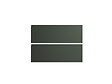 GRUPOALVIC - Façades de 2 casseroliers cuisine Evol - L120cm - Vert - vignette