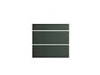 GRUPOALVIC - Façades 1 tiroir + 2 casseroliers Evol - L80cm - Vert - vignette