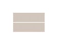 GRUPOALVIC - Façades de 2 casseroliers cuisine Martel - L120cm - Lin - vignette