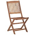 VIDAXL - vidaXL Chaises pliables de jardin lot de 8 avec coussins Bois d'acacia - vignette
