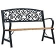 VIDAXL - vidaXL Banc de jardin 120 cm Bois - vignette