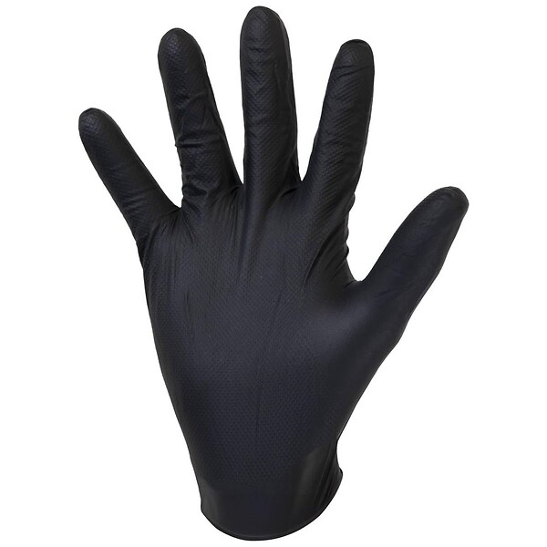 PIT BOSS - Lot 50 Gants en Nitrile Jetable + 1 Paire Gants Anti chaleur Protection Coton Réutilisable BBQ PIT BOSS - large