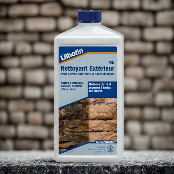LITHOFIN - Lithofin MN Nettoyant exterieur - Nettoyant Pour Pierre Naturelle 1L - large