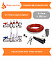 HYPOCAUSTUM - Kit plancher chauffant hydraulique 100 m² - Tube PER BAO - Collecteur Inox - vignette
