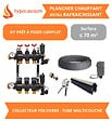 HYPOCAUSTUM - Kit plancher chauffant hydraulique 70 m² - Tube Multicouche - Collecteur Polymère - vignette