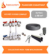 HYPOCAUSTUM - Kit plancher chauffant hydraulique 90 m² - Tube Multicouche - Collecteur Inox - vignette