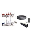 HYPOCAUSTUM - Kit plancher chauffant hydraulique 40 m² - Tube Multicouche - Collecteur Inox - vignette