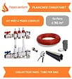HYPOCAUSTUM - Kit plancher chauffant hydraulique 90 m² - Tube PER BAO - Collecteur Inox - vignette