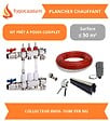 HYPOCAUSTUM - Kit plancher chauffant hydraulique 50 m² - Tube PER - Collecteur Inox - vignette