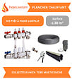HYPOCAUSTUM - Kit plancher chauffant hydraulique 30 m² - Tube Multicouche - Collecteur Inox - vignette