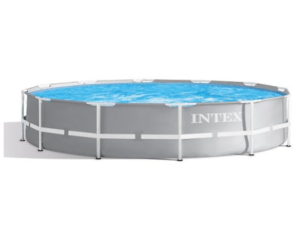 INTEX - Piscine tubulaire Prism Frame ronde 3,66 x 0,76 m - Intex - large