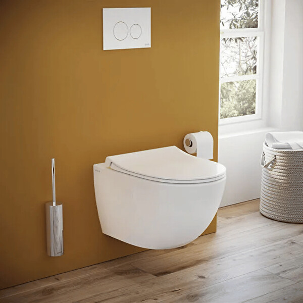 VITRA - SENTO Pack WC suspendu flush2.0 - Largeur: 365 mm - Profondeur : 540 mm - Hauteur : 340 mm - Blanc - large