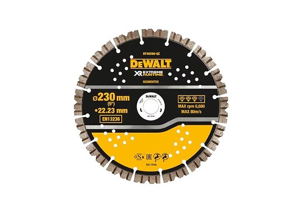 DEWALT - Disque à béton Ø230mm DEWALT DT40260-QZ - large