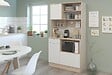 PARISOT IN - Buffet SoCool - Blanc et chêne Jackson - L100xH186xP45cm - vignette