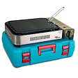 ALPENTECH - Plancha à gaz Barbecue grill 2100W Cuisson 30 x 24cm Piezo + 4 cartouches gaz + Mallette ALPEN - vignette