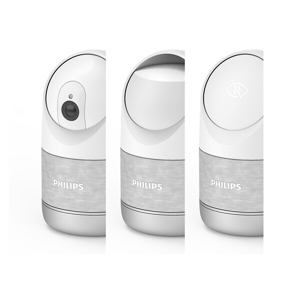 PHILIPS - Camera interieure motorisee connectee resolution 2k mode prive renforce detection humaine fine - WelcomeEye Look - Philips - 531051 - - large