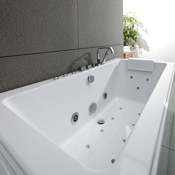 SPALINA - Baignoire Balnéo Sikinos white Jets 170 x78 x60 cm, by SPALINA - large