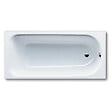 KALDEWEI - Kaldewei Eurowa  160x70 cm Baignoire rectangulaire en acier émaillé, sans pieds, blanc alpin (119700010001) - vignette