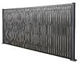 SYLWAY - Kit de lamelles occultantes bois composite, H. 1,73 x L.2,5 m, noir, SYLWAY - vignette