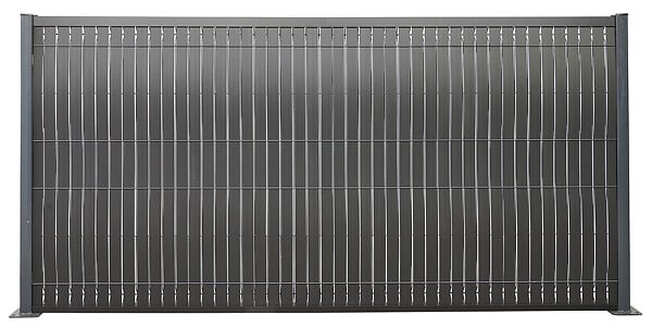 SYLWAY - Kit de lamelles occultantes bois composite, H.1,23 x L.2,5 m, noir, SYLWAY - large