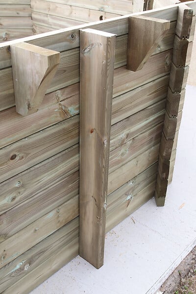 UBBINK PIS - Piscine en bois Océa - Bleu - L.860xl.470xH.130cm - large